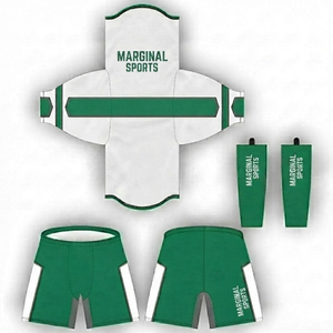 Sublimated Custom Ice Hockey Uniform Set Sportswear Uniforms Type OEM Custom Embroidery Ice Hockey Uniform Jerseys Pant <b>Socks</b> - Product Image 3