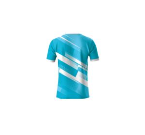 T-shirt de sport unisexe personnalisé à sublimation frontale 100 % polyester écologique à séchage rapide pour la course et l'entraînement - Product Image 6