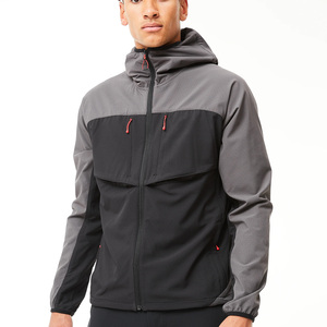 Veste coupe-vent noire légère pour homme, personnalisable en gros, avec fermeture éclair, en polyester, technologie imperméable, fermeture éclair sur mesure - Product Image 2