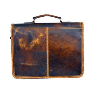 Bolso de Cuero Genuino de Gran Capacidad para Portátil, para Viajes de Negocios, Bolso de Hombro para Oficina - Product Image 6
