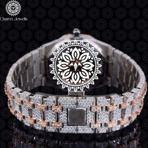 Reloj de Lujo para Hombre Charm_Jewells, con Bisel de Diamantes de Acero Inoxidable, Movimiento Mecánico Analógico, Caja de 40 mm, Resistente al Agua hasta 10 Bares - Product Image 6