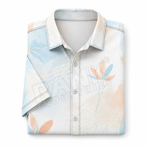Service OEM, impression personnalisée, chemises de plage pour hommes de qualité supérieure, vente en gros de chemises de plage pour hommes, vente en ligne. - Product Image 6
