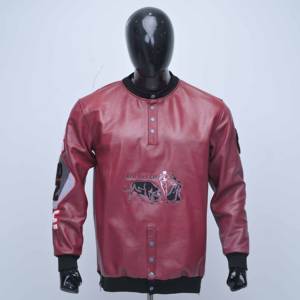 เสื้อแจ็คเก็ตขนแกะแบบกลับด้านได้สำหรับฤดูหนาว ดีไซน์ทันสมัยสำหรับผู้ชาย พิมพ์ลายแบบ Discharge  ไซส์ใหญ่ ระบายอากาศได้ดี พร้อมซิป - Product Image 1