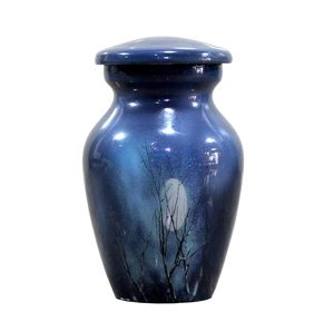 Nuevas urnas funerarias cilíndricas de diseño moderno Art Déco, hechas a mano y de alta calidad, para cenizas, tipo jarrón de suelo. - Product Image 2