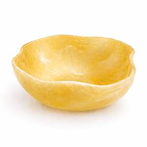 Plateau rond élégant en marbre jaune pour la décoration de la maison, la cuisine et le service, plateau en marbre de qualité supérieure, couleur unique, durable et élégant - Product Image 4