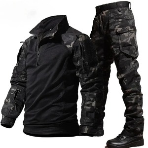 Costumes de chasse personnalisés pour hommes, vêtements de chasse en camouflage pour l'extérieur, ensemble de vêtements de chasse avec veste et pantalon assortis, fabricant - Product Image 1