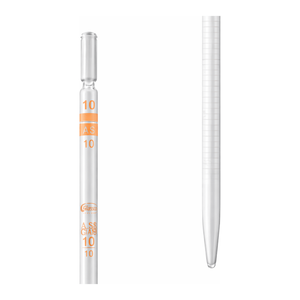USP AS-Class <b>Glass</b> Serological Pipet 1ml 5ml 10ml with Amber Graduation for Lab <b>Measurement</b> - Product Image 1