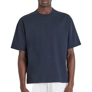 Fabricante de Camisetas Extra Grandes para Hombre, de Algodón, Corte Holgado, Lisas, Minimalistas, Estilo Urbano, Moda de Verano - Product Image 1