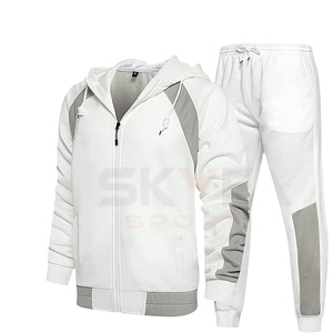Survêtements personnalisés en coton/polyester pour hommes, survêtement de jogging élégant sur mesure - Product Image 1
