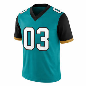 Uniforme de Fútbol Americano Sublimado Personalizado, Jersey de Juego de Secado Rápido, Transpirable, 100% Poliéster, para Clubes y Equipos, OEM Privado - Product Image 1