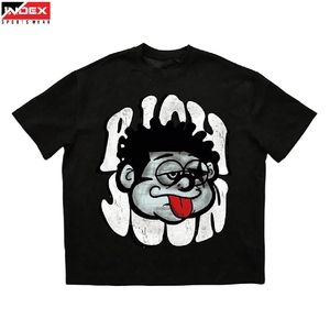 Camiseta de Algodón Grueso para Hombre, Estilo Americano, Lavado Ácido, Aspecto Vintage Desgastado, Moda Urbana, Nueva Colección 2026 - Product Image 1