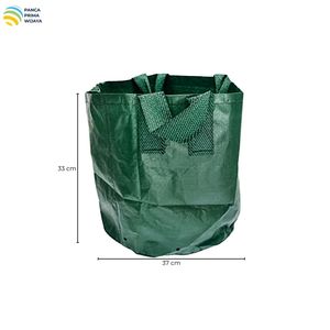 Sac de culture tissé en PEHD de haute qualité 35L, stabilisé aux UV, robuste, avec 2 poignées pour pépinière et horticulture - Product Image 2