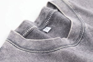 เสื้อกล้ามผู้ชายสีเทา คอกลม ผ้าถักเรียบ สไตล์ลำลอง ทรงพอดีตัว - Product Image 2