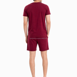 Ensemble t-shirt et short pour hommes, décontracté, deux pièces, été, confortable, vêtements de sport, respirant, léger - Product Image 2