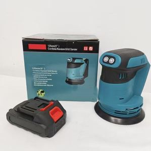 125mm Cordless Orbital Sander Electric Detail Sanding <b>Polishing</b> Machine for Wood Metal <b>Car</b> Waxing - Product Image 4