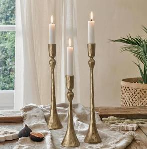 Luxury Decorative Brass Candle Holder Sticks with Vintage Metal Candlestick for Home Office Restaurant Hotel & Party Decoration - Product Image 3