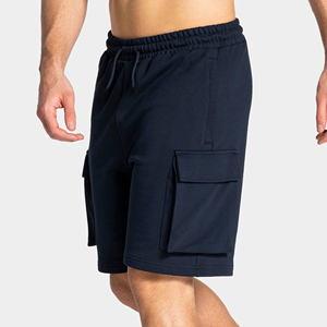Shorts cargo pour hommes, shorts cargo utilitaires pour hommes, vêtements de festival et de rave, longueur au-dessus du genou, multi-poches, shorts de safari et de randonnée - Product Image 1