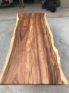 Mesa de Comedor de Madera Rústica Hecha a Mano con Patas de Metal, Diseño Rectangular Moderno para Muebles del Hogar - Product Image 2