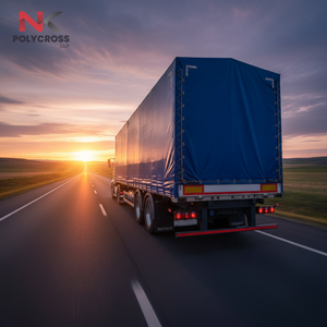 Lona para Camión Resistente al Viento, al Polvo y al Agua, Lona de PVC Resistente para Camión, para Protección de Carga al Aire Libre - Product Image 1