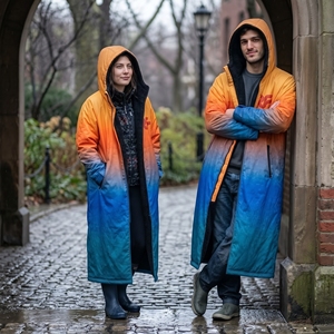 Wholesale Custom Logo Swim Parka Surfing <b>Poncho</b> Sustainable <b>Waterproof</b> Windproof Beach Fleece Robe Quick Dry All Season - Product Image 5