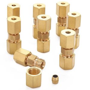 Raccord hexagonal en laiton, filetage NPT femelle, résistant à la corrosion, pour plomberie, alimentation en eau, haute pression, usiné, lisse et poli - Product Image 4