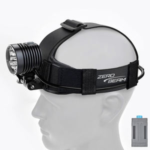 Linterna Frontal LED ZeroBeam H50 Portátil, Ajustable, de Alta Calidad, con Haz de Luz Amplio, Recargable, 8000 Lúmenes, IP67, Distancia del Haz de Luz de 561 m - Product Image 1