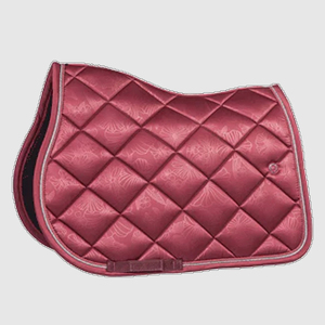 Tapis de selle d'équitation respirants en satin pour le dressage, rembourrés en laine et coton, fabriqués au Pakistan pour l'équitation et le saut d'obstacles - Product Image 5