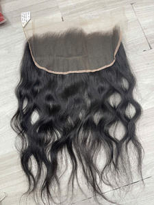 Extensions de cheveux naturels frontales 13x6, 100% cheveux humains bruts non traités - Product Image 1