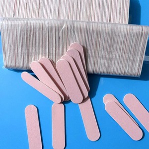 LANGMA 5cm Double-Sided Mini Crystal Glass Nail <b>Files</b> Set 100 Grit Disposable Pink Blue Color <b>Box</b> Packaging Nail Care - Product Image 6