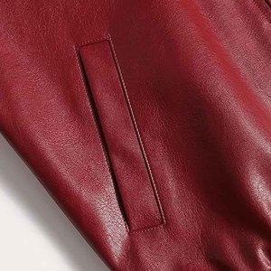 Mens <b>Leather</b> <b>Jacket</b> Cowhide Biker Motorcycle Slim Fit <b>Winter</b> <b>Jacket</b> Custom Logo OEM Supplier - Product Image 6