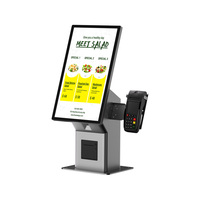 Kiosco de Autoservicio Android 13 de 21.5 Pulgadas con Impresora de 80 mm y Escáner NFC para Pedidos en Restaurantes HSK-KA21