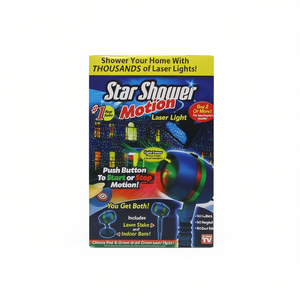 Star Shower <b>Motion</b> Laser <b>Light</b> Red Green Indoor Outdoor Party Lighting - Product Image 1