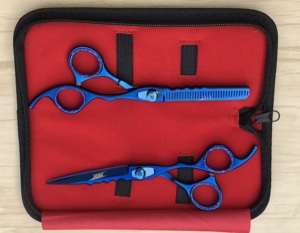 High Quality Coated Hairdressing Scissors <b>Set</b> for Professional Cutting and Thinning <b>Barber</b> and Salon Hair Styling Tools - Product Image 6