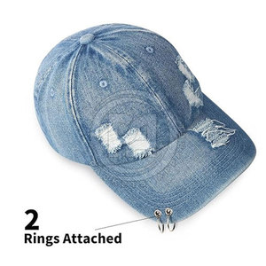 Casquettes en jean de haute qualité, marque privée, personnalisées, nouvelle collection, prix de gros, pour hommes et femmes - Product Image 3