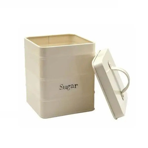 Kitchen <b>Storage</b> <b>Containers</b> Set with Wooden Lids for Coffee Tea Sugar Airtight Freshness Preservation Minimalist Design - Product Image 6