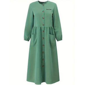 บริการ OEM เสื้อผู้หญิงสไตล์ใหม่แบบเรียบร้อย คุณภาพสูง มีสินค้าในสต็อก เสื้อผู้หญิงแบบเรียบร้อยขายดี - Product Image 1