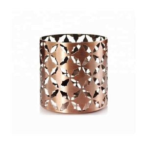 Elegante Portavelas de Metal, Centro de Mesa Decorativo para Hogar, Oficina, Cafetería y Restaurante - Product Image 3