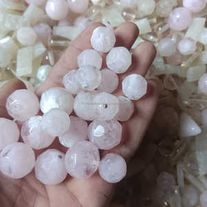 ลูกปัดหยกธรรมชาติขัดเงาเรียบทรงกลมขนาด 8-10 มม. สำหรับทำสร้อยข้อมือและเครื่องประดับ - Product Image 5