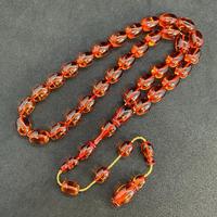 Tasbih de luxe fait main en perles de résine, chapelet islamique, compteur de prières musulmanes, accessoire de culte spirituel élégant, thème ange