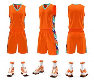 ชุดกางเกงบาสเก็ตบอลชายแบบกำหนดเอง พิมพ์ลายแบบ Sublimation ระบายอากาศ แห้งเร็ว โพลีเอสเตอร์ สายรัดปรับได้ เอวยางยืด - Product Image 6