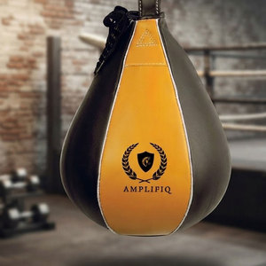 Ballon de vitesse de boxe en cuir de haute qualité - Hauteur réglable, personnalisable pour l'entraînement physique et la pratique du punching - Product Image 5