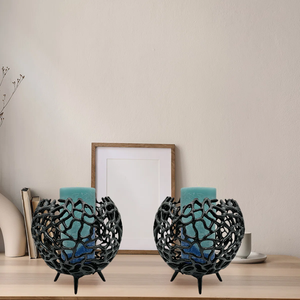 Porte-bougie en aluminium de luxe, élégant et moderne, pour mariage, Saint-Valentin, Pâques, événements et dîners, à prix avantageux - Product Image 2
