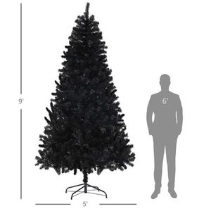 Albero di Natale Artificiale di Lusso di Alta Qualità 9 Piedi (300cm) in PVC e PET, Pino Realistico Personalizzabile Pieghevole con Supporto in Metallo - Product Image 4