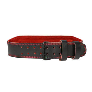 Cinturón de Gimnasio de Alta Calidad, Resistente, Transpirable, para Levantamiento de Pesas, de Cuero Vacuno, Antibacteriano, con Costuras Reforzadas, para Entrenamiento - Product Image 2