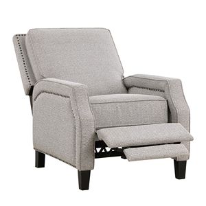 Poltrona Reclinabile in Tessuto Chenille Stile Transizionale con Cuscino Singolo, Moderna per Soggiorno, Recliner Push-Back - Product Image 5