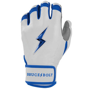 <b>Chrome</b> Series Short Cuff Batting Gloves Royal Lightweight Design Infield Outdoor Use Sports Gloves Supplier BRUCE BOLT - Product Image 4