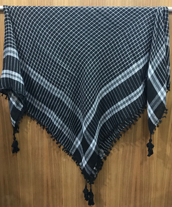 2025 Nueva bufanda árabe de lona de algodón Color sólido para ocasiones de verano - Product Image 3