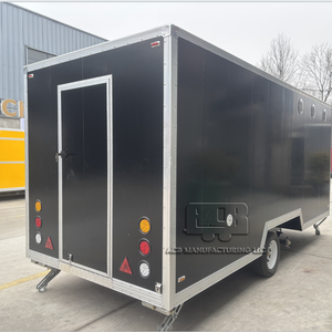 ACB Customized Square Towable Pasta Doner Kebab Food Trailer Modern Food Truck Trailer with Fully Equipped Kitchen with Sticker - Product Image 2