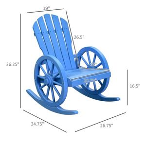 Blue Garden Lounge Chairs - Product Image 2