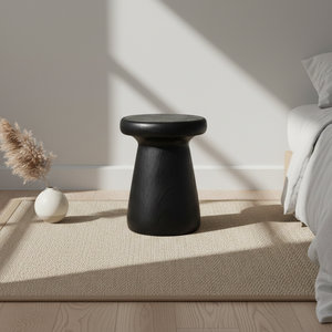 Moa Handmade Durable Teak Wooden <b>Stool</b> Contemporary Minimalist Design Eco-Friendly Finish Home Decor Resort Cafe Furniture - Product Image 1